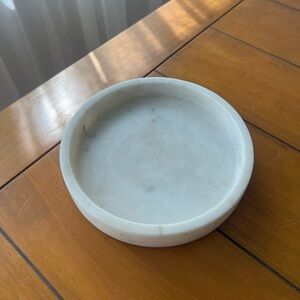 8” Round Marble Decorative Tray
